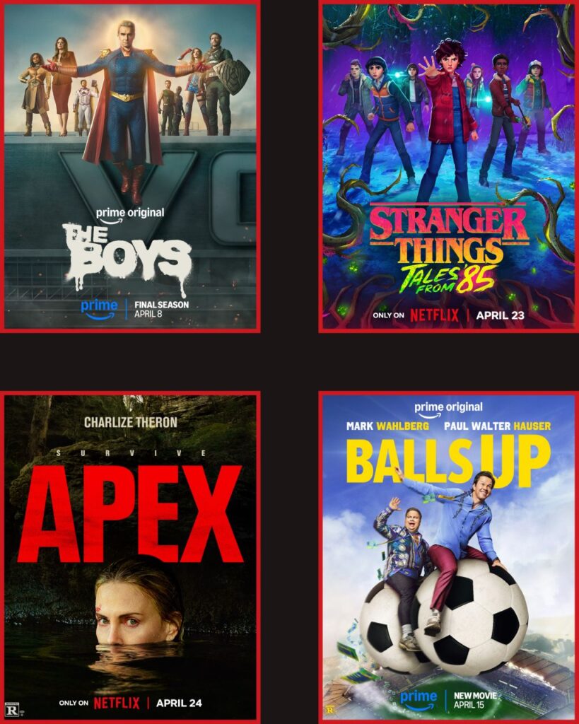 New OTT releases April 2026 Netflix Prime Video trending shows and movies