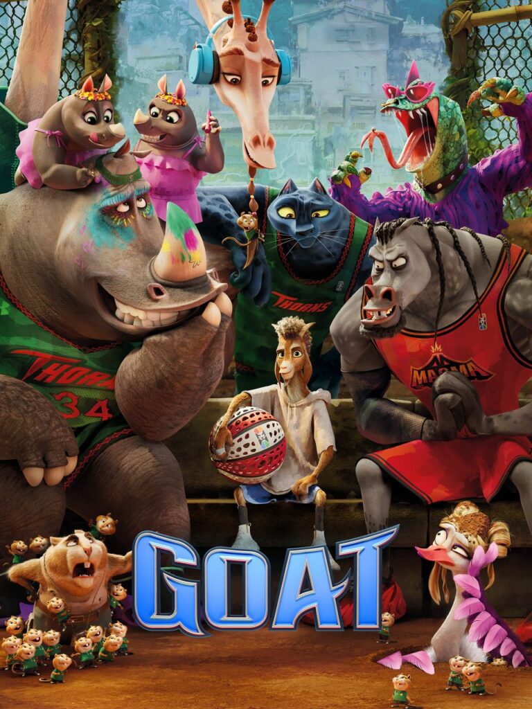 GOAT 2026 animated sports comedy film poster Sony Pictures Animation
