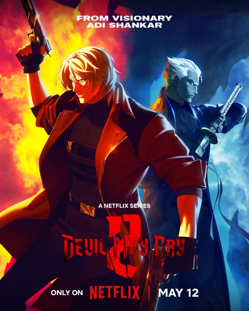 Devil May Cry Season 2 anime Dante battle poster 