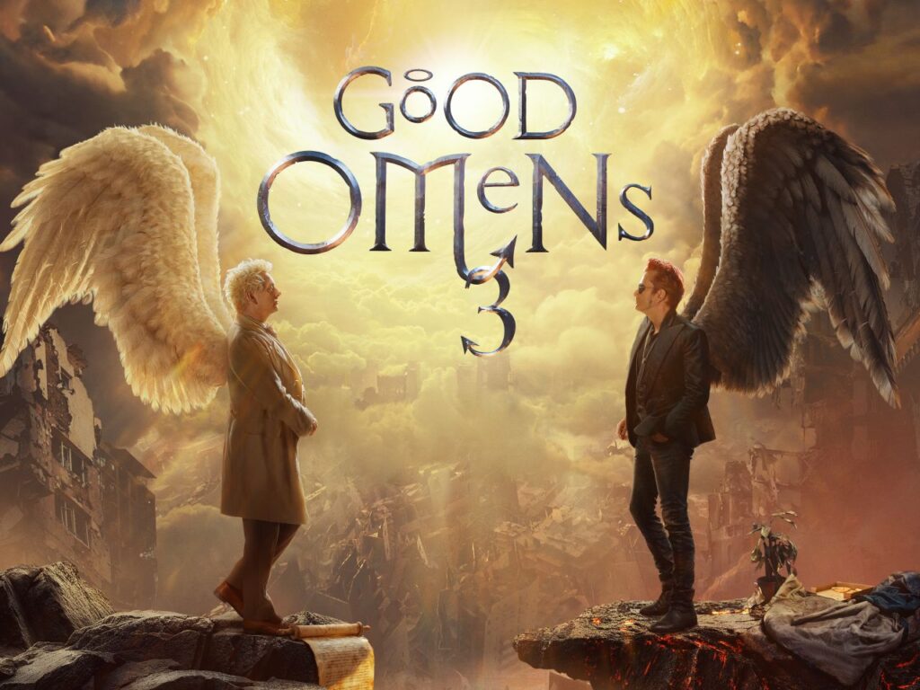 Good Omens Season 3 Prime Video series Aziraphale Crowley heaven hell scene