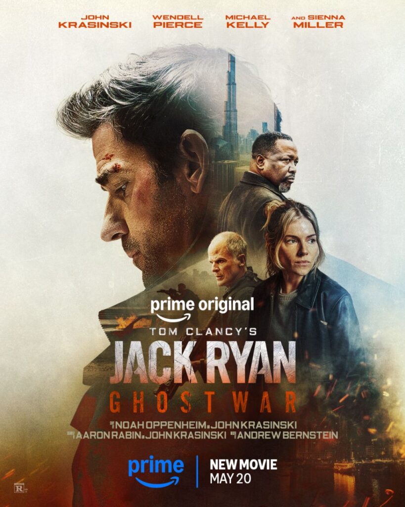 Jack Ryan Ghost War Prime Video movie cast poster John Krasinski Wendell Pierce Sienna Miller