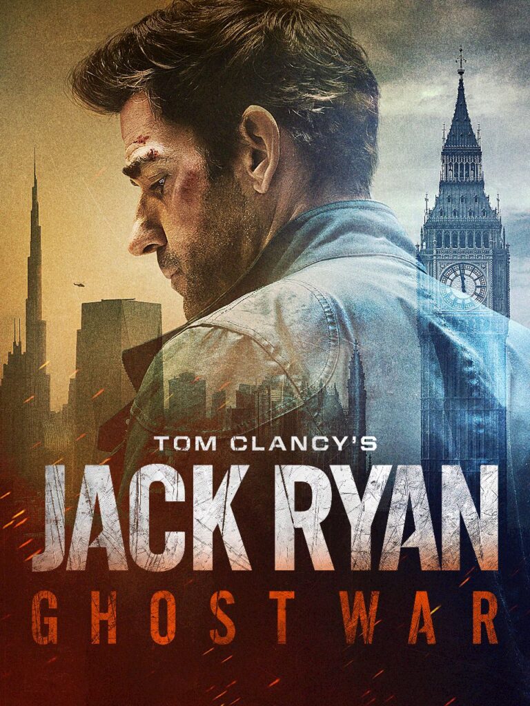 Jack Ryan Ghost War Prime Video movie John Krasinski London skyline spy scene