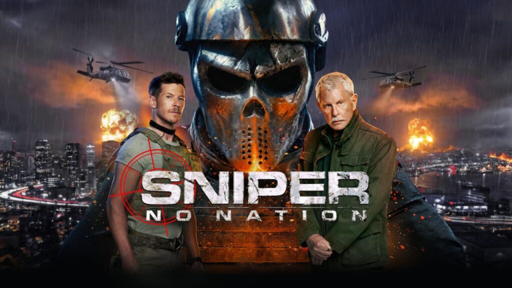 Sniper No Nation 2026 action movie poster Brandon Beckett Tom Berenger
