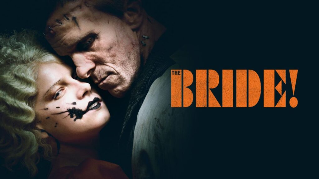 The Bride 2026 movie poster Jessie Buckley Christian Bale gothic horror