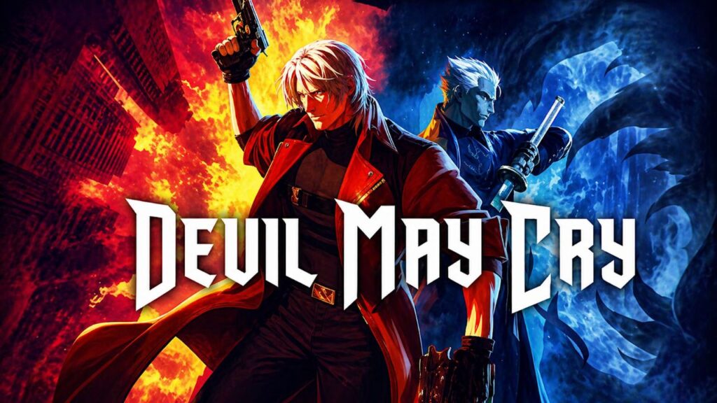 Devil May Cry Season 2 Netflix series Dante vs Vergil poster