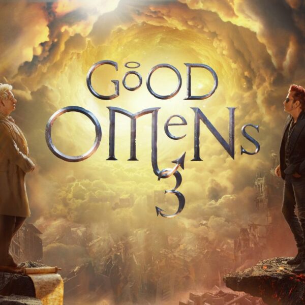 Good Omens Season 3 Prime Video series poster Aziraphale Crowley final chapter