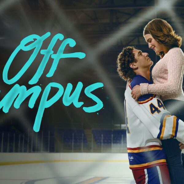 Off Campus Season 1 Prime Video series poster college romance hockey player couple