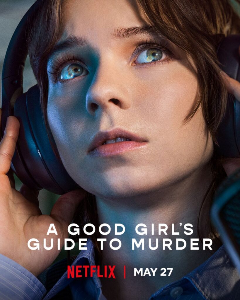 Emma Myers as Pip Fitz-Amobi in A Good Girl’s Guide to Murder Season 2 Netflix mystery thriller series