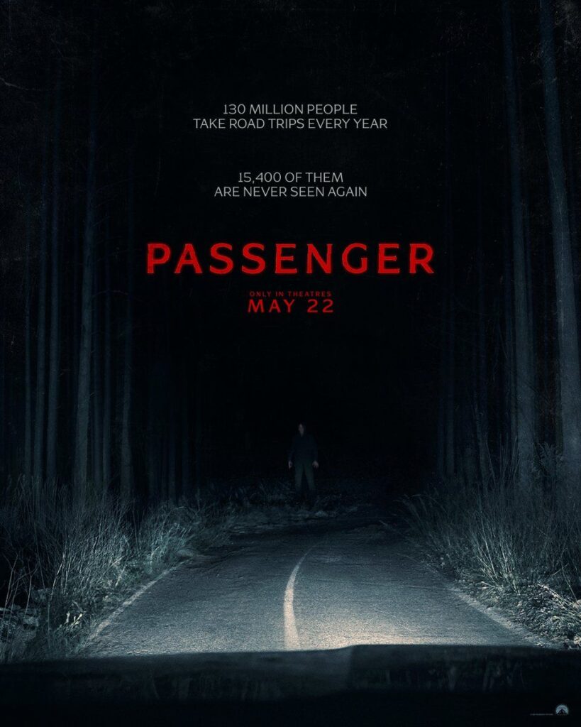 Passenger 2026 Horror Movie Scene Passenger 2026 digital release Jacob Scipio and Lou Llobell horror movie scene