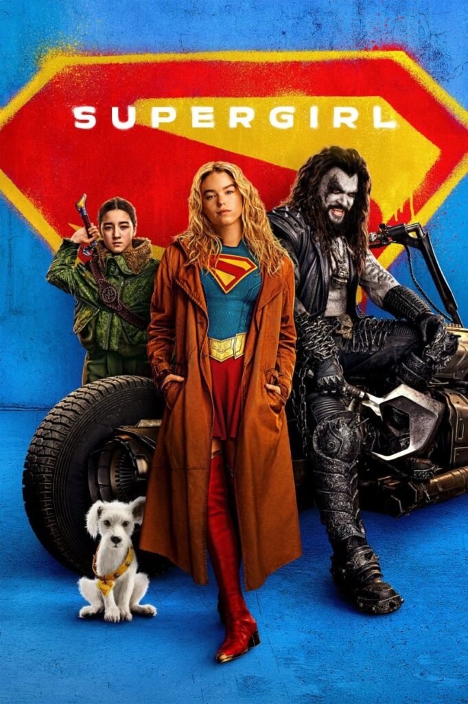 Supergirl 2026 Movie Poster Supergirl 2026 digital release Milly Alcock as Kara Zor-El movie poster