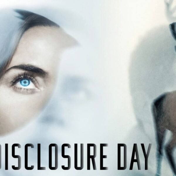 Disclosure Day 2026 official movie poster featuring Emily Blunt and Josh O'Connor