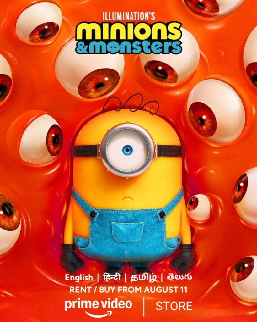 Minions & Monsters digital release August 11 2026 official poster