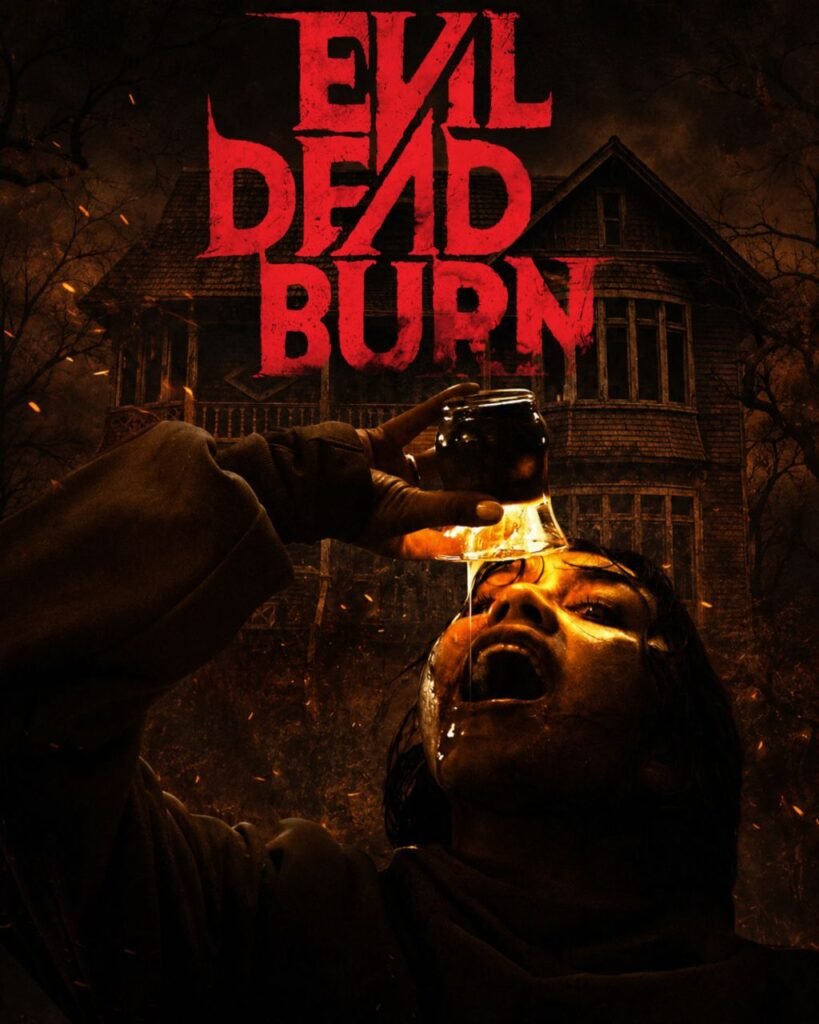 Evil Dead Burn 2026 Movie Scene Evil Dead Burn 2026 digital release Souheila Yacoub horror movie scene