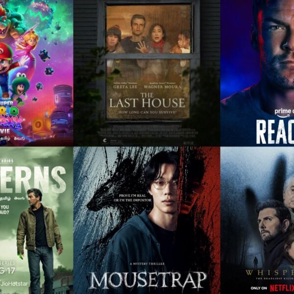 New OTT Releases (Hindi Dub) – August 2026 featuring Reacher Season 4, The Last House, Lanterns, and The Whisper Man.