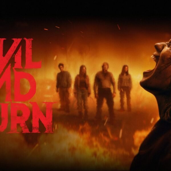 Evil Dead Burn 2026 official movie poster featuring Souheila Yacoub