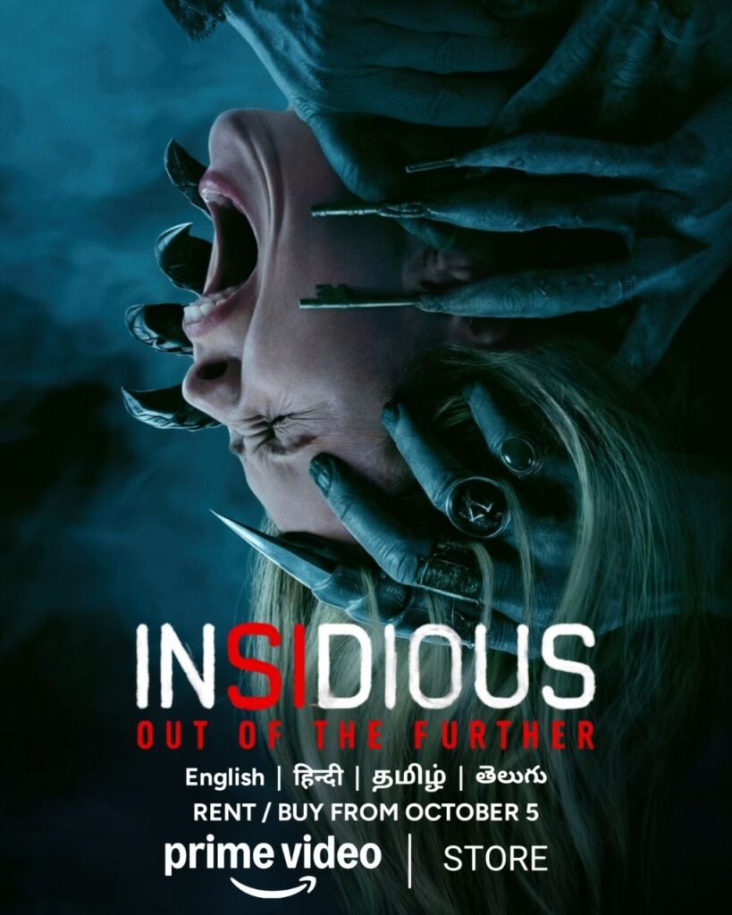 Insidious Out of the Further 2026 digital release poster with Rent Buy on Prime Video Store from October 5
